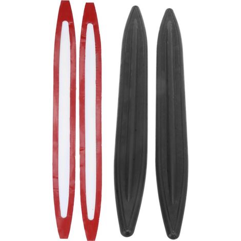 Lot de 2 protections adhésives universelles pour pare-chocs, portières et coins de carrosserie, anti-rayures. (1/5)