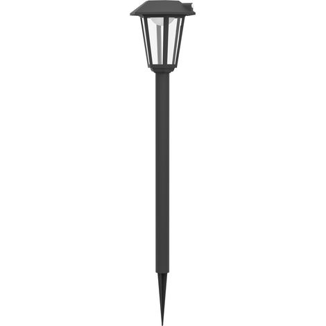 Lampadaire extérieur solaire, 800 lumens, lampe de jardin (1/3)
