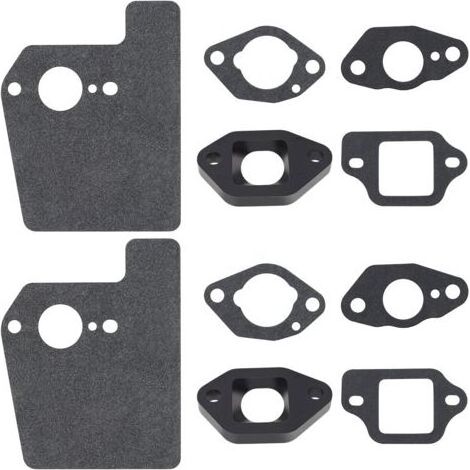 QORVA-Jeu de 2 joints d'isolation de carburateur compatibles avec les moteurs de tondeuses à gazon Honda GCV160, GCV160A, GCV160LA, GCV160LAO et GCV160LE. (1/4)
