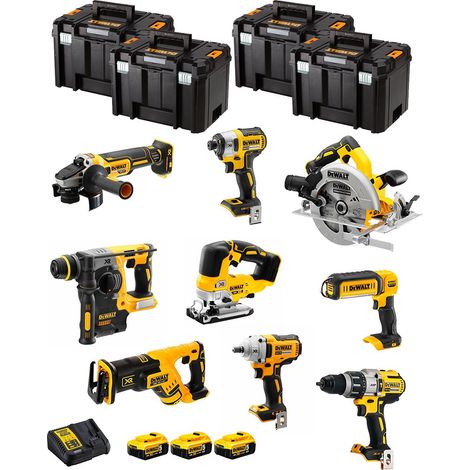 DeWALT Kit DWK901T (DCD996 DCH273 DCG405 DCF887 DCF894 DCS334 DCS570 DCS367 DCL050+ 3x5,0AhDCB115+ 4xTSTAK VI) (1/5)