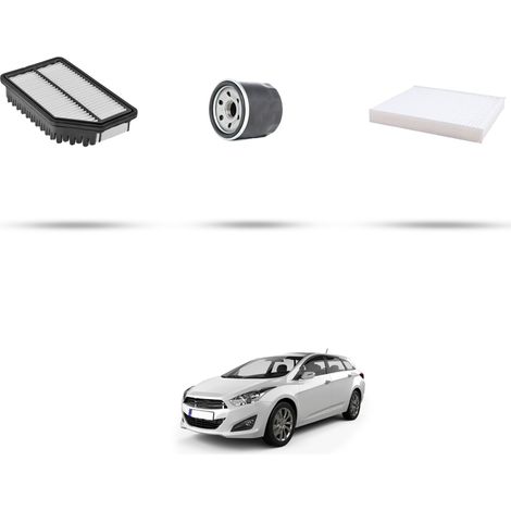 Kit tagliando 3 filtri compatibile con Hyundai i40 2.0 N 110KW dal 2011 (1/5)
