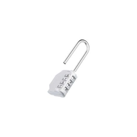 Cadenas Grande anse, 4 Chiffre Numero Cadenas Code Casier, Cadna Avec Code Longue anse Pour Casier Pour Gym, Vestiaire, College, Scolaire Armoire, Escape Game, Argent (1/5)