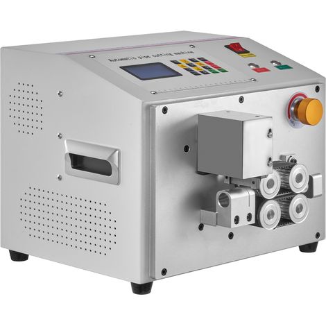 VEVOR Máquina Cortadora Automática de Tubos Termorretráctiles con Pantalla LCD, Diámetro de Corte de 1 mm a 20 mm y Longitud de Corte de 0,1 mm a 99999,9 mm, Ideal para Tubos de PVC, PE, Silicona