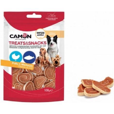 Camon snack shushi di pollo 100 g 14 pezzi