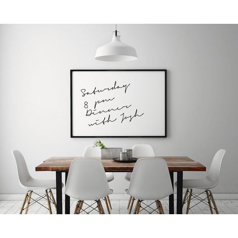 d-c-fix pellicola whiteboard autoadesiva 60 cm x 1,2 cm– pellicola autoadesiva & scrivibile con gesso, bianca – per cucina, ufficio, cameretta o ristorante (1/4)