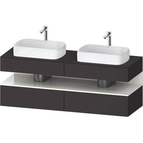 Duravit Collection One Meuble sous-vasque sur console, 2 tiroirs, (1/2)
