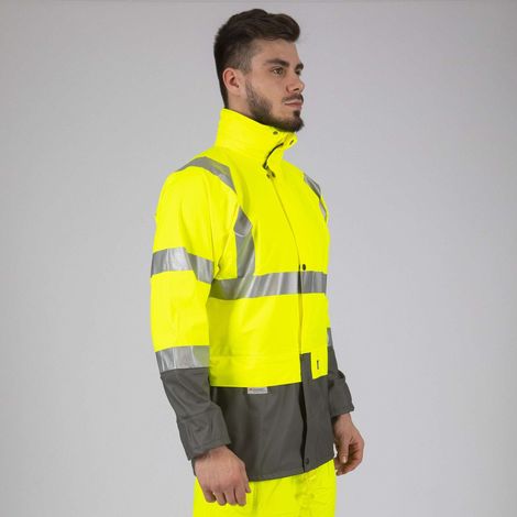 BANDIT VESTE DE PLUIE HAUTE VISIBILITÉ 9250 Jaune fluo XL (1/5)