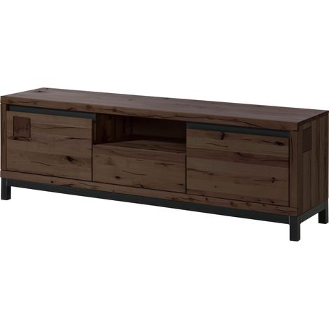 TV-Board Kernbuche braun geölt 170x40x56 cm montiert VILLANDERS 213 (1/4)