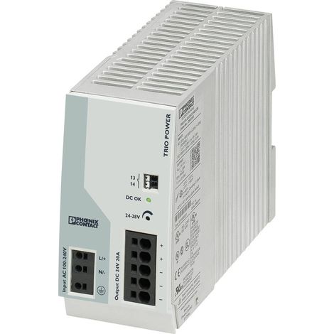 Phoenix Contact TRIO-PS-2G/1AC/24DC/20 Alimentatore per guida DIN 24 V/DC 20 A 480 W Contenuto 1 pz. (1/2)