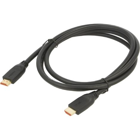 Cable HDMI 2.0 male des deux cotes 1.8m noir