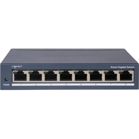 HIKVISION - DS-3E1508-EI - SWITCH GIGABIT SMART MANAGED 8 PORTE POE