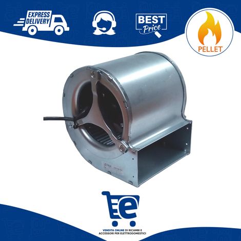 Ventilatore Centrifugo Trial CAD12R-001 Stufa Pellet 164mm Bocchetta 146x63mm (1/3)