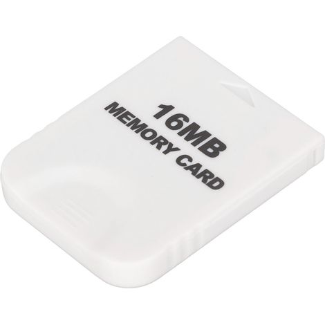 Cartes mémoire haute vitesse 16 Mo (251 blocs) pour console Wii, blanche, plug and play, accessoires de jeu (1/5)