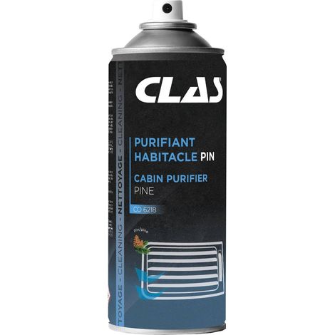 Spray purifiant conduits d'air et habitacle 400ml pin - CO 6218 - CLAS Equipements