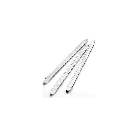 3 Pièces Démonte-Pneu, 30cm Démonte-pneus en Acier Au Manganèse Outils De Réparation De Décapant De Pneu De Cuillère pour Le Changement De Pneu De Voiture De Vélo De Moto De Vélo (Argent) (1/5)