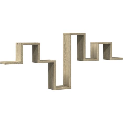 Maison Exclusive - Wandregal Sonoma-Eiche 104,5x10x43 cm Holzwerk