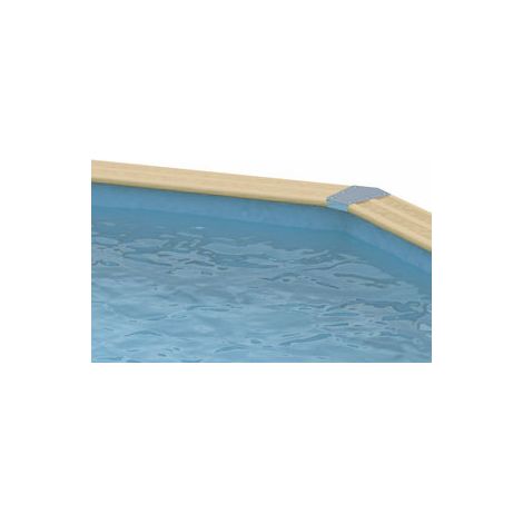 Liner de remplacement piscine bois Ubbink 3 épaisseurs - 3 coloris - multiples dimensions Liner 75/100ème Beige Beige