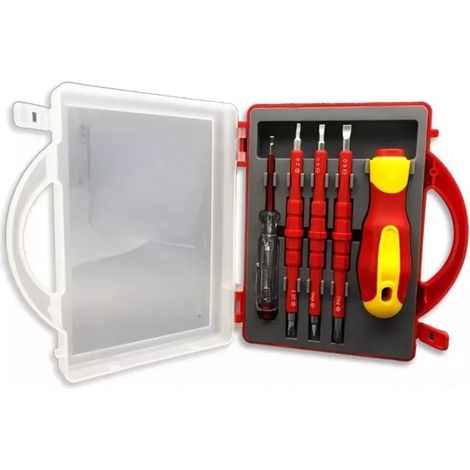 Ensemble de tournevis multifonctionnel isolé 5 en 1 avec stylo électrique et aimant (1/5)