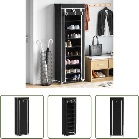 Schuhregal - Schuhschrank Schuhregal 8 Schicht 57 x 29 x 162 cm (1/5)