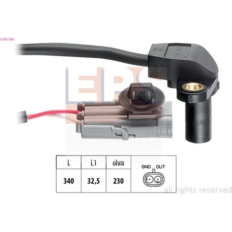 Capteur d'angle, vilebrequin EPS 1.953.328 RENAULT 82 00 128 449