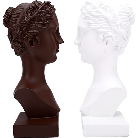 Serre-livres en résine, figurine demi-personnage, décoration pour étagères, bureau, salon (1/5)