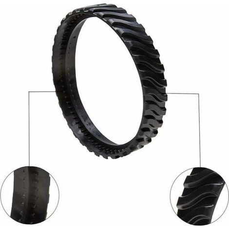 Chenilles pour robot piscine - Unbrand - Lot de 2 pièces - Compatibles Zodiac MX6, MX8, MX9 (1/5)
