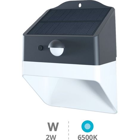 Applique solare a LED Senise con sensore di movimento e crepuscolare, 2W, 6500K