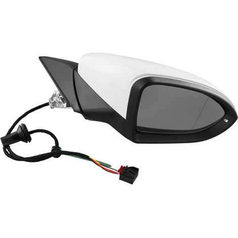 Rétroviseur extérieur droit compatible avec Volkswagen Golf 7 MK7, avec réglage électrique 6 fils, dégivrage et éclairage. (1/5)