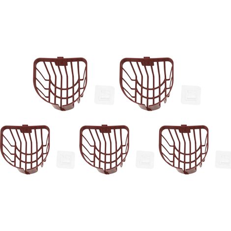 5 pièces Support pour Rouleau de Papier Toilette Adhésif Murale - Salle de Bain et Cuisine (1/5)
