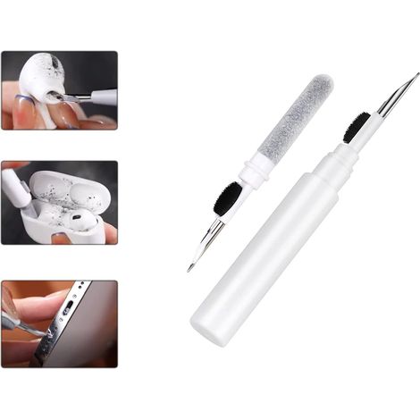 Penna Pulizia Auricolari Kit Pulizia Smartphone Multifunzione Doppia Spazzola (1/5)