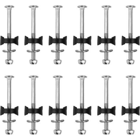 Kit de 12 vis pour trampoline, accessoires en acier galvanisé, compatibles avec les trampolines. (1/4)