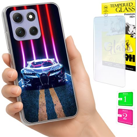 Funda para Motorola Moto G86 Power, carcasa trasera con foto y cristal 9H. (1/5)