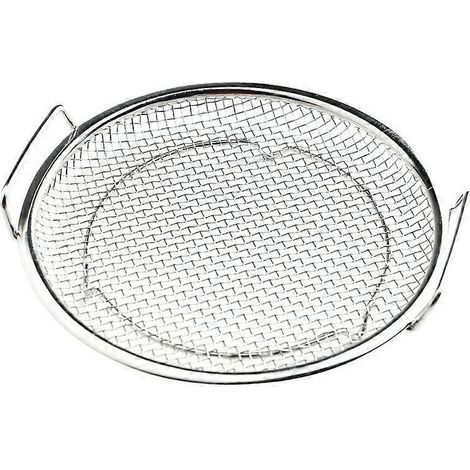 20 cm Bac de filtration d'huile, panier d'égouttage en acier inoxydable, passoire, accessoires pour friteuse à air chaud, grille d'égouttage pour barbecue, bac à égouttage. (1/5)