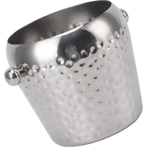 Eisbehälter aus Edelstahl, Mini-Isolierbehälter für Bar, Wein, Champagner, 1 Liter, silber (1/5)