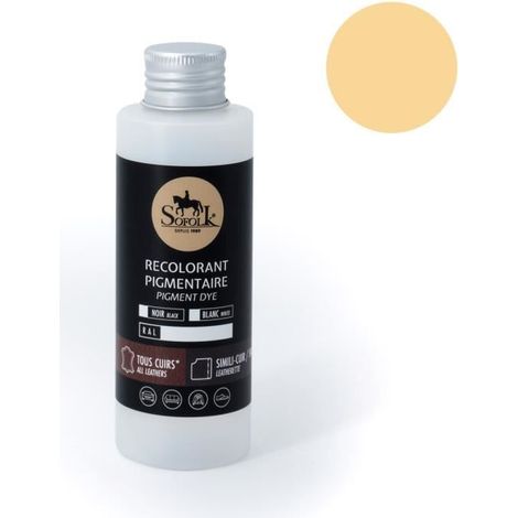 Pittura Pelle/Similpelle (125ml, 8-BEIGE CHIARO) - SOFOLK - Manutenzione per Sedili e Volante di Auto, Divano, Scarpe (1/4)