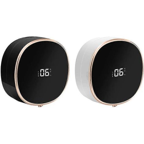 Distributeurs de savon mousse automatiques muraux avec affichage LED de la température, capteur infrarouge et distributeur de liquide. (1/5)