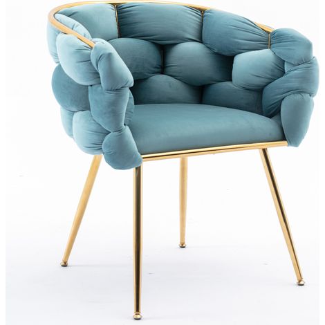 GagaChaise d'appoint métal bleue (1/5)