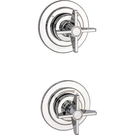 Miscelatore doccia da incasso con interruttore finitura cromo - Tevox (1/5)