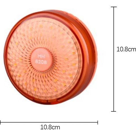 Guirlande lumineuse (orange) de 10 mètres, rechargeable par USB, étanche, portable, extensible et à suspendre. (1/5)