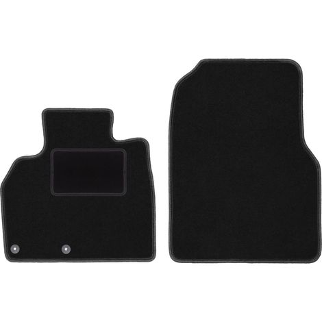 Tapis avant noirs pour Renault Espace IV 7 places (2002-2012) (1/5)