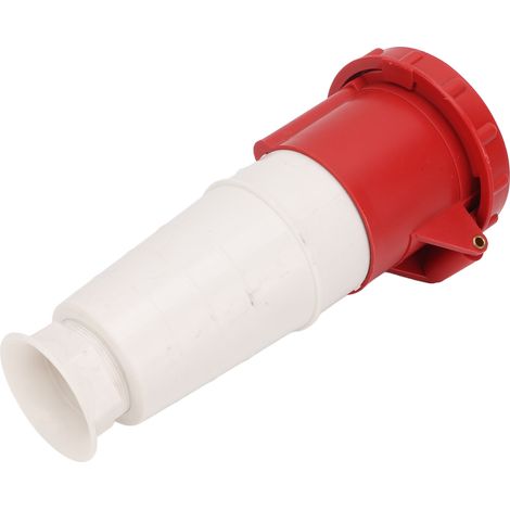 Connecteur d'alimentation industriel étanche à 4 broches, boîtier en PP, en laiton, 220 V - 380 V (1/5)