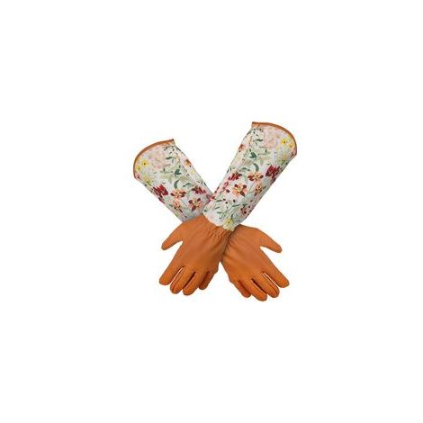 Gartenhandschuhe für Damen – Dornenresistente Hüfthandschuhe mit extra langem Unterarmschutz, stichfest und ideal zum Rosenschneiden – Crezuo