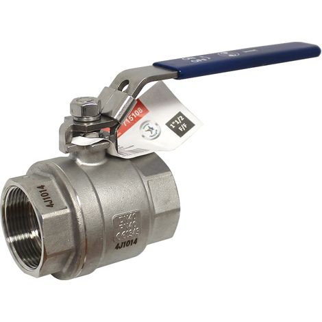 Vanne à sphère INOX Femelle/Femelle 1"1/2 (40/49) - PN25 - Gamme Initiale - Sferaco (1/5)