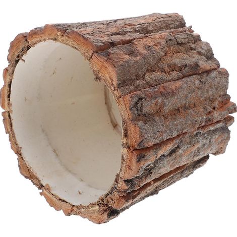 aus Naturholz 12cm Rustikaler Rindenblumenbehälter für