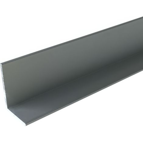 Cornière en aluminium 15mm x20mm x1.3mm, lg 1950mm (Anodisé argent) HOMEWELL