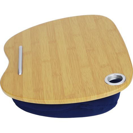 Multifunktionaler Laptop-Tisch, tragbarer Lern- und Schreibtisch, Betttisch, Heim- und Outdoor-Laptoptisch, Blau (1/5)