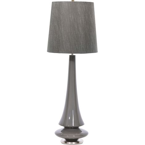 Elstead Spin - Lampada da tavolo a 1 luce - Grigio, E27 (1/5)