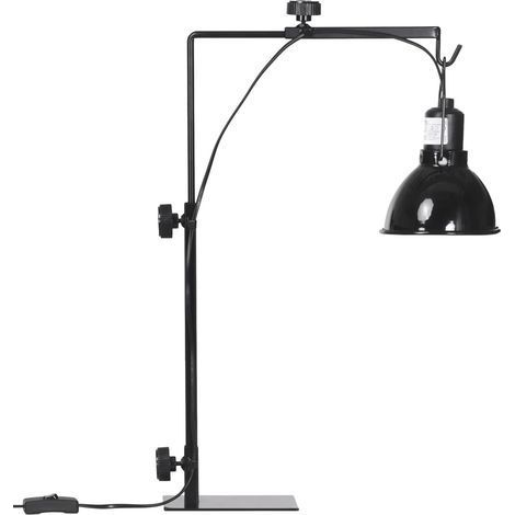 1 Support Lampe Chauffante Réglable Acier E27 Pour Reptiles Amphibiens Terrarium (1/5)