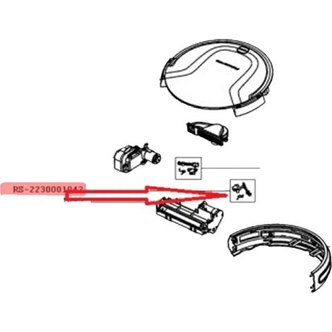 Sensore dritto + supporto - Robot Aspirapolveri autonomi - ROWENTA - 4356290
