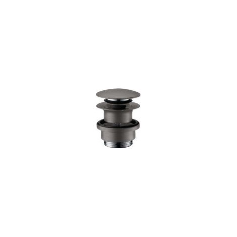 Hansgrohe - Sistema di scarico Push-Open per miscelatori da lavabo e bidet, cromo nero spazzolato 50100340